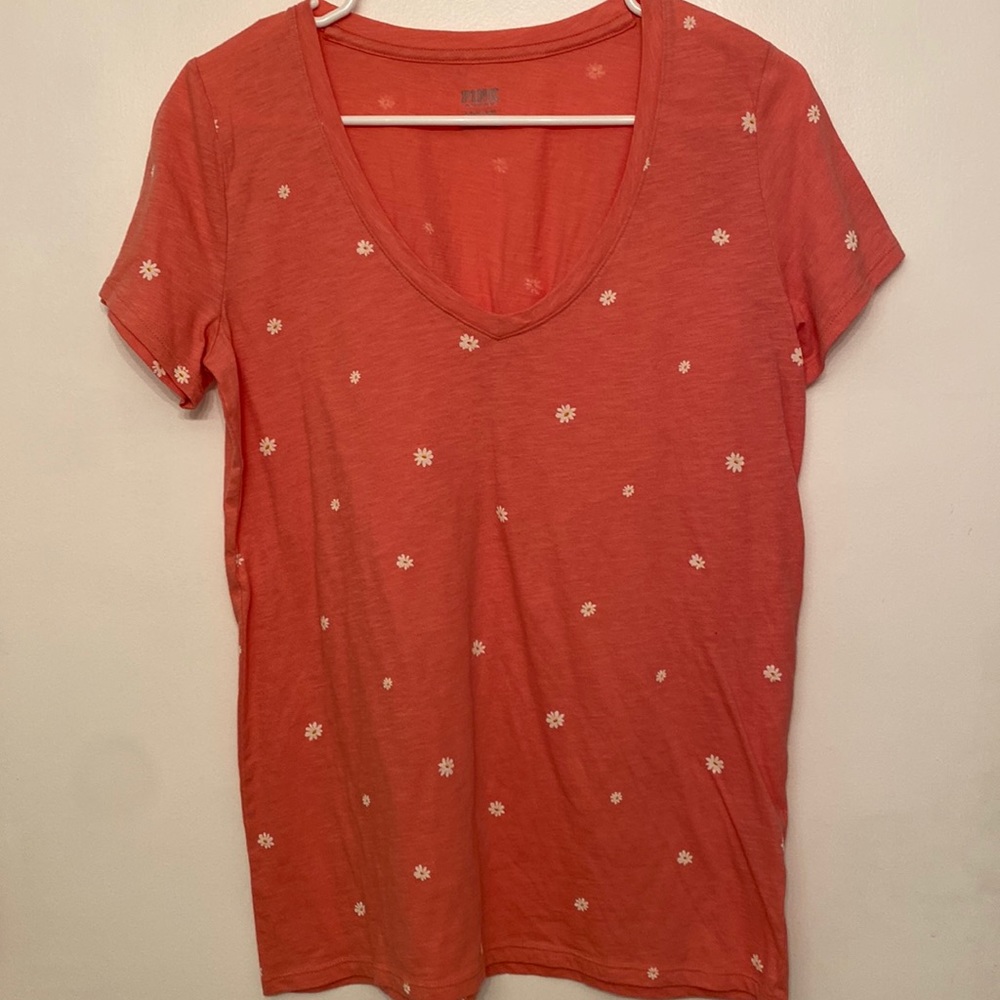 Womens PINK flower shirt